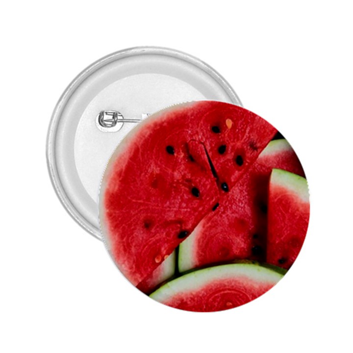 Watermelon, Fruit, Green, Red 2.25  Buttons