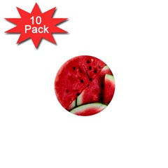 Watermelon, Fruit, Green, Red 1  Mini Magnet (10 Pack) 