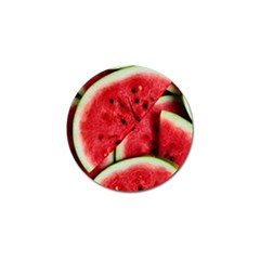 Watermelon, Fruit, Green, Red Golf Ball Marker