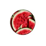 Watermelon, Fruit, Green, Red Hat Clip Ball Marker Front