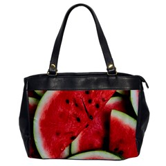 Watermelon, Fruit, Green, Red Oversize Office Handbag