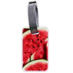 Watermelon, Fruit, Green, Red Luggage Tag (two Sides)