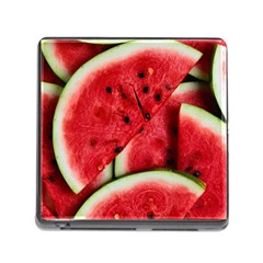 Watermelon, Fruit, Green, Red Memory Card Reader (square 5 Slot)