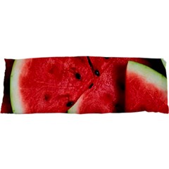 Watermelon, Fruit, Green, Red 25 x71  Body Pillow Case Dakimakura (two Sides) by kyorashop23