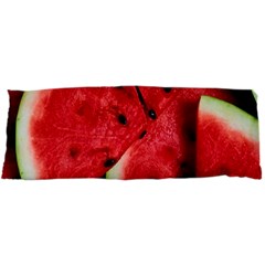 Watermelon, Fruit, Green, Red 15 x40  Body Pillow Case Dakimakura (two Sides) by kyorashop23