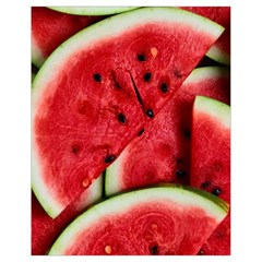 Watermelon, Fruit, Green, Red Drawstring Bag (small)