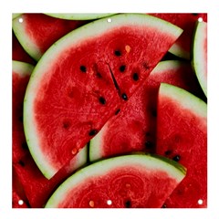 Watermelon, Fruit, Green, Red Banner And Sign 4  X 4 