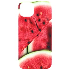 Watermelon, Fruit, Green, Red Iphone 15 Pro Black Uv Print Pc Hardshell Case