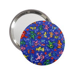 Grateful Dead Dancing Bears Pattern 2 25  Handbag Mirrors