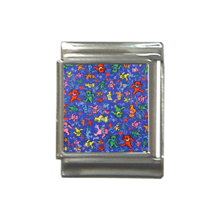 Grateful Dead Dancing Bears Pattern Italian Charm (13mm)