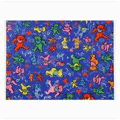 Grateful Dead Dancing Bears Pattern Large Glasses Cloth