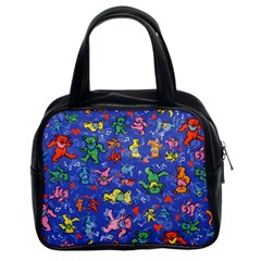 Grateful Dead Dancing Bears Pattern Classic Handbag (two Sides) by Salmanaz77