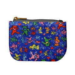 Grateful Dead Dancing Bears Pattern Mini Coin Purse