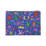 Grateful Dead Dancing Bears Pattern Cosmetic Bag (Large) Back