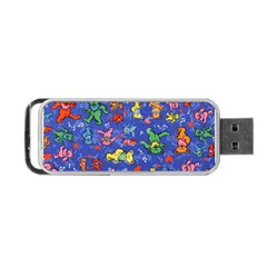 Grateful Dead Dancing Bears Pattern Portable Usb Flash (two Sides)