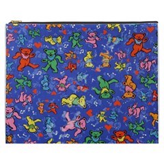 Grateful Dead Dancing Bears Pattern Cosmetic Bag (xxxl)