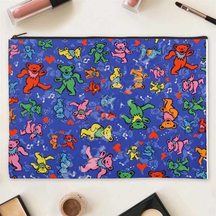 Grateful Dead Dancing Bears Pattern Cosmetic Bag (XXXL)