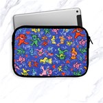 Grateful Dead Dancing Bears Pattern Apple iPad Mini Zipper Cases Front