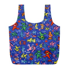 Grateful Dead Dancing Bears Pattern Full Print Recycle Bag (l)