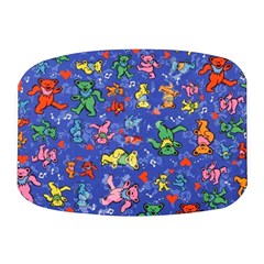 Grateful Dead Dancing Bears Pattern Mini Square Pill Box