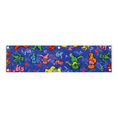 Grateful Dead Dancing Bears Pattern Banner And Sign 4  X 1  by Salmanaz77