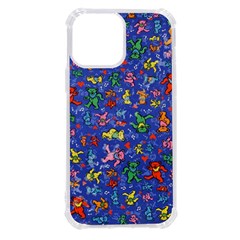 Grateful Dead Dancing Bears Pattern Iphone 13 Pro Max Tpu Uv Print Case by Salmanaz77