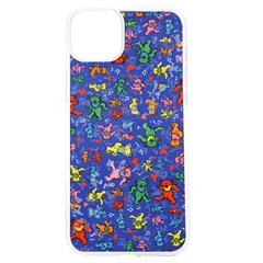 Grateful Dead Dancing Bears Pattern Iphone 15 Tpu Uv Print Case by Salmanaz77