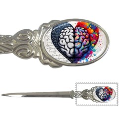 Brain Heart Math Letter Opener