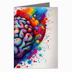 Brain Heart Math Greeting Card by Salmanaz77