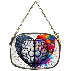 Brain Heart Math Chain Purse (two Sides)