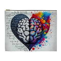 Brain Heart Math Cosmetic Bag (xl)