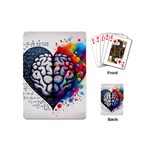 Brain Heart Math Playing Cards Single Design (Mini) Back