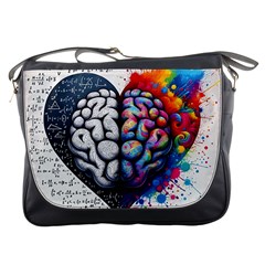 Brain Heart Math Messenger Bag