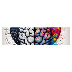 Brain Heart Math Oblong Satin Scarf (16  X 60 )