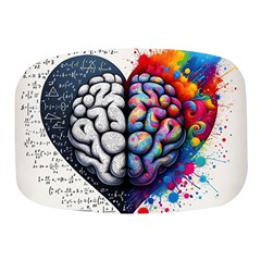 Brain Heart Math Mini Square Pill Box