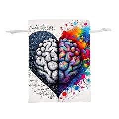 Brain Heart Math Lightweight Drawstring Pouch (m) by Salmanaz77