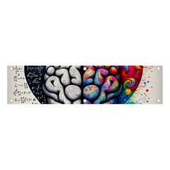 Brain Heart Math Banner And Sign 4  X 1 