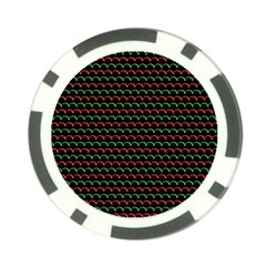 Geometric Abstract Pattern Line Poker Chip Card Guard (10 Pack)