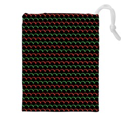 Geometric Abstract Pattern Line Drawstring Pouch (5xl)