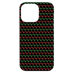 Geometric Abstract Pattern Line Iphone 14 Pro Max Black Uv Print Case by Salmanaz77