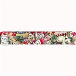 Pattern Kitten Christmas Small Bar Mat 24 x4  Bar Mat