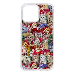 Pattern Kitten Christmas Iphone 14 Pro Max Tpu Uv Print Case