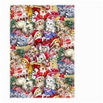 Pattern Kitten Christmas Small Garden Flag (Two Sides) Front