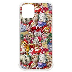 Pattern Kitten Christmas Iphone 12/12 Pro Tpu Uv Print Case