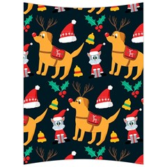 Funny Christmas Pattern Background Back Support Cushion