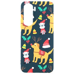 Funny Christmas Pattern Background Samsung Galaxy S24 Plus 6 7 Inch Black Tpu Uv Case