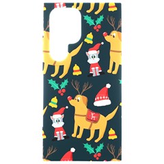 Funny Christmas Pattern Background Samsung Galaxy S24 Ultra 6 9 Inch Black Tpu Uv Case