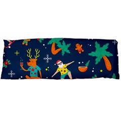 Colorful Funny Christmas Pattern 21 x60  Body Pillow Case Dakimakura (two Sides)