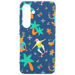 Colorful Funny Christmas Pattern Samsung Galaxy S24 6 2 Inch Black Tpu Uv Case