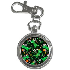 Christmas Funny Pattern Dinosaurs Key Chain Watches